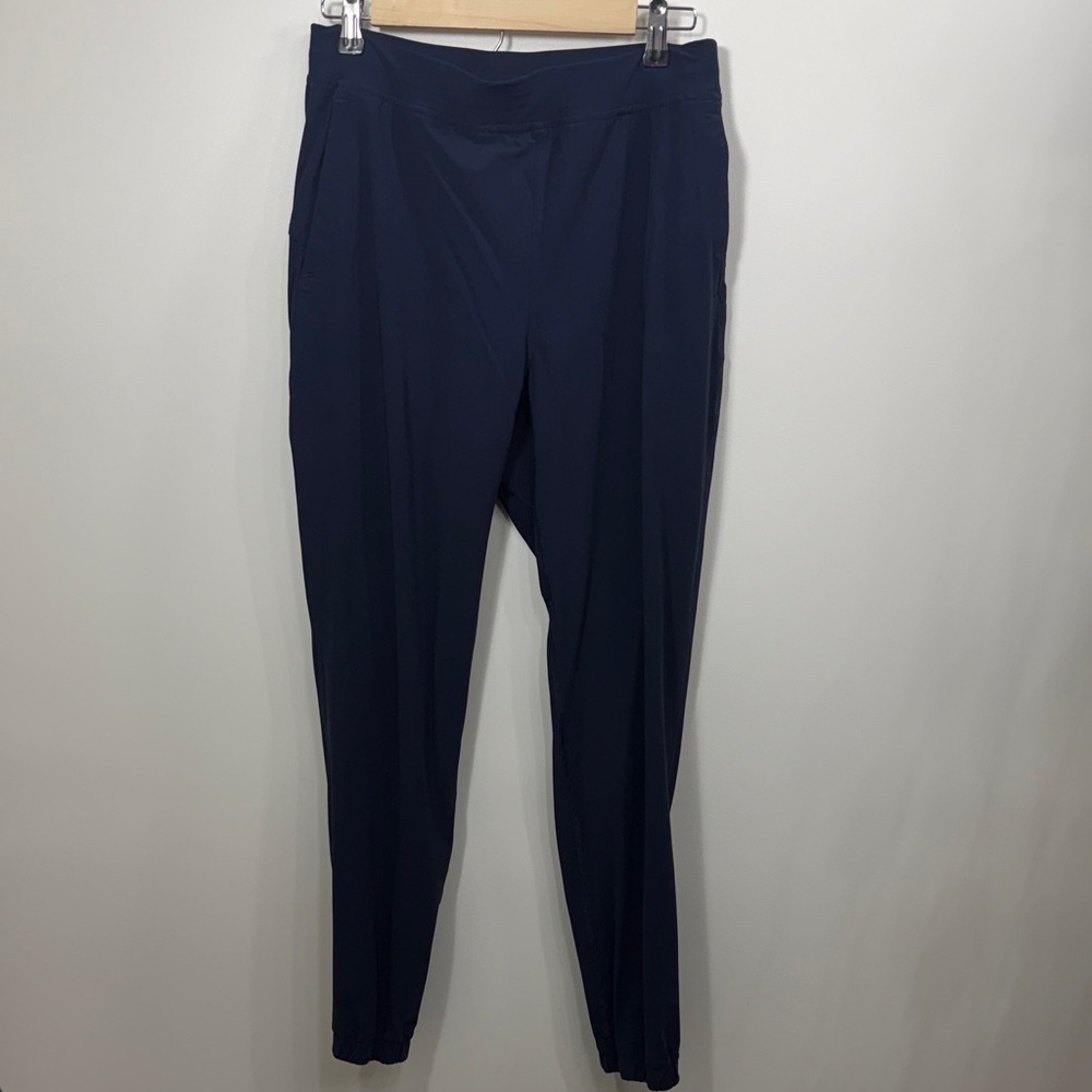 Lululemon Women’s Blue Zipper Ankle Nylon Joggers size 8